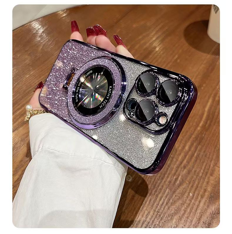 MAGFLIP PRO: Magnetic Stand Case with Interchangeable Glitter & Military Protection