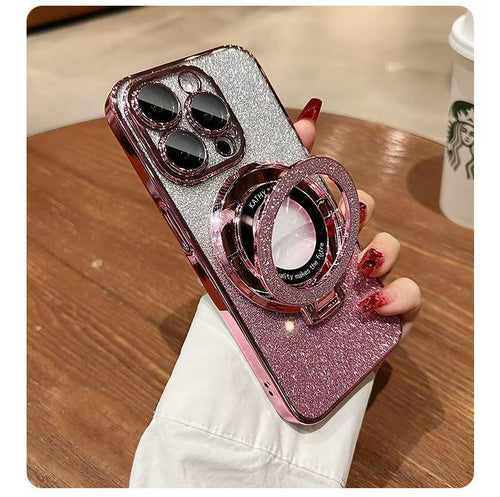 MAGFLIP PRO: Magnetic Stand Case with Interchangeable Glitter & Military Protection